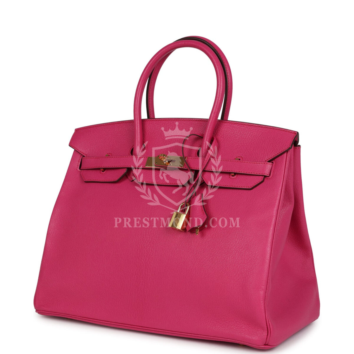 Hermes Birkin 35 Rose Shocking Chevre Mysore GHW — изображение 5
