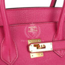 Hermes Birkin 35 Rose Shocking Chevre Mysore GHW