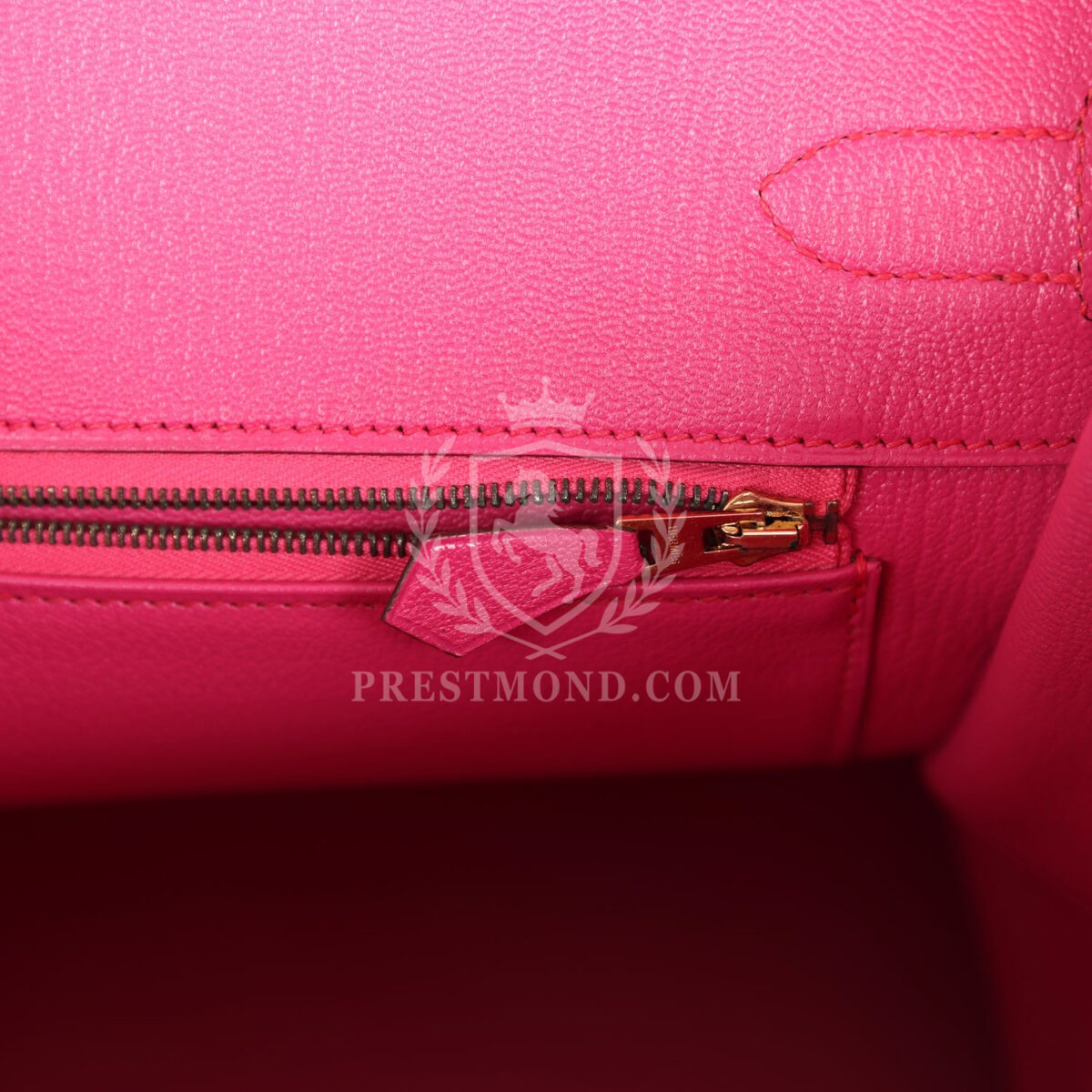 Hermes Birkin 35 Rose Shocking Chevre Mysore GHW — изображение 9