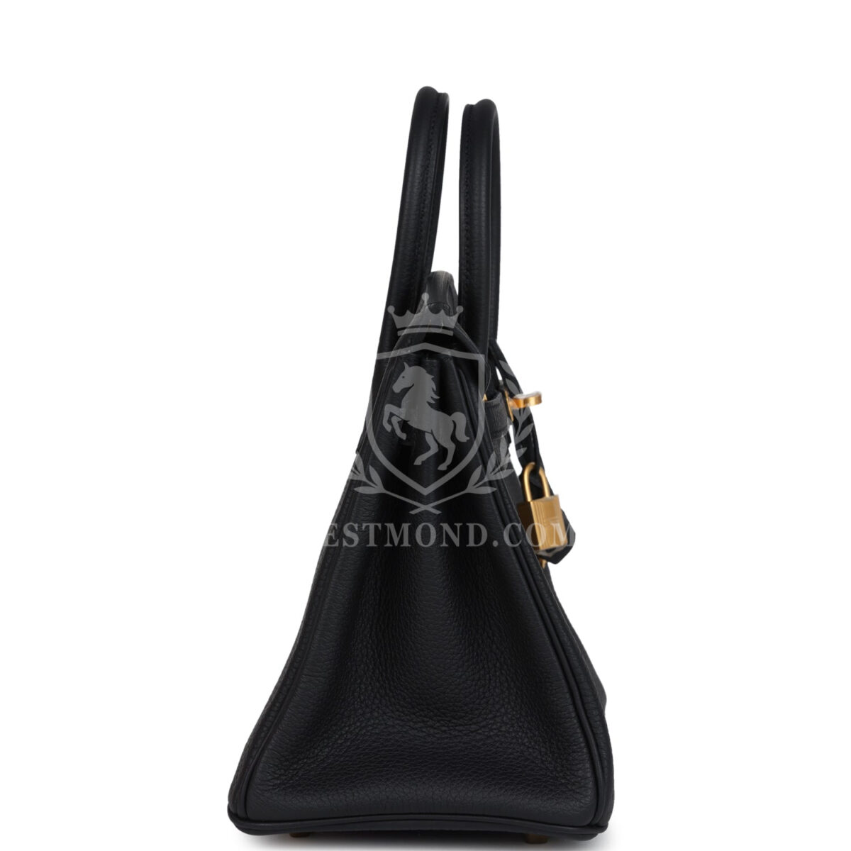 Hermes Special Order (HSS) Birkin 25 Black Verso Togo Brushed GHW — изображение 3