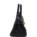 Hermes Special Order (HSS) Birkin 25 Black Verso Togo Brushed GHW