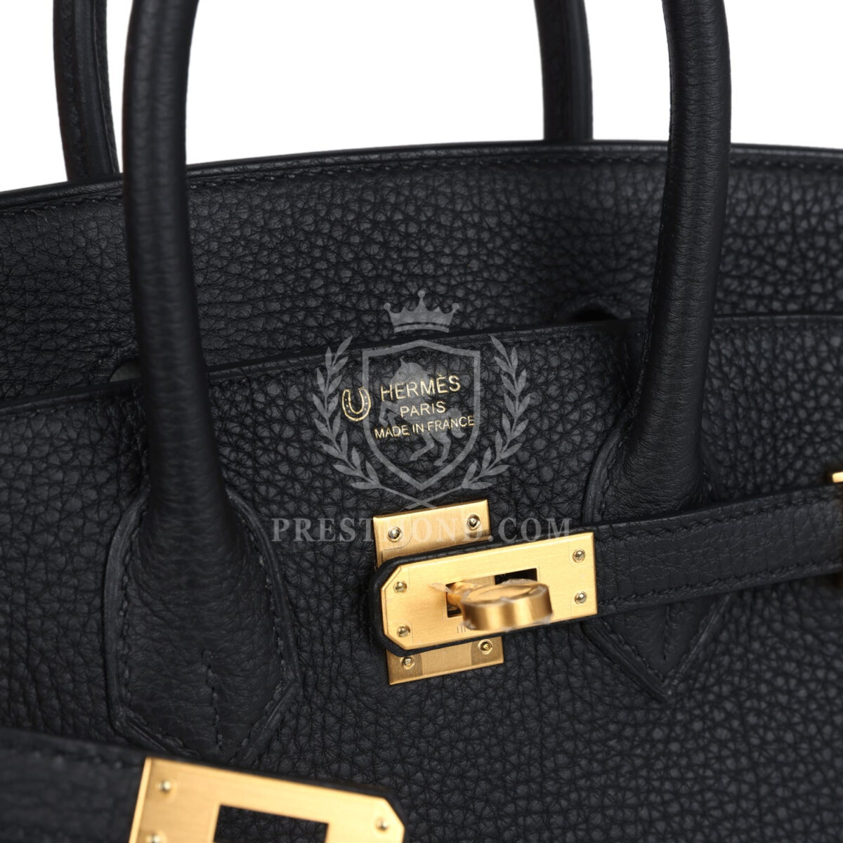 Hermes Special Order (HSS) Birkin 25 Black Verso Togo Brushed GHW — изображение 7