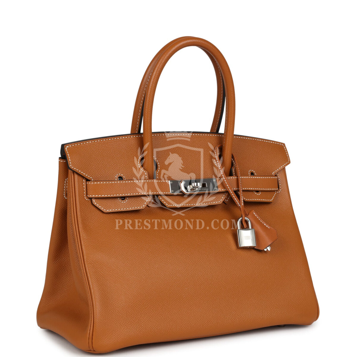 Preowned Hermes Birkin 30 Toffee Epsom PHW — изображение 2