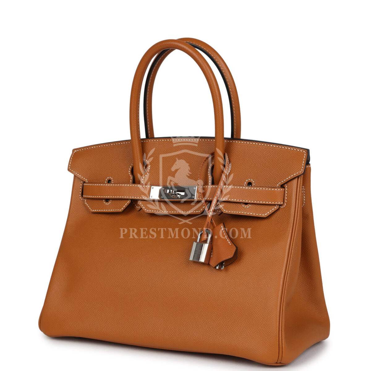 Preowned Hermes Birkin 30 Toffee Epsom PHW — изображение 5