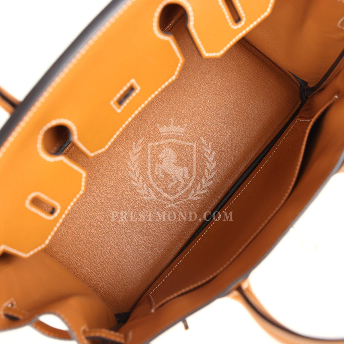 Preowned Hermes Birkin 30 Toffee Epsom PHW — изображение 8