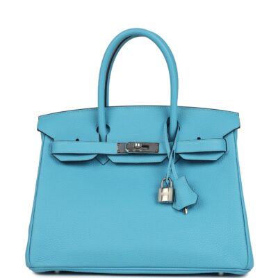 Hermes Birkin 30 Bleu du Nord Togo PHW