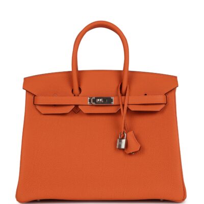 Hermes Birkin 35 Orange Togo PHW
