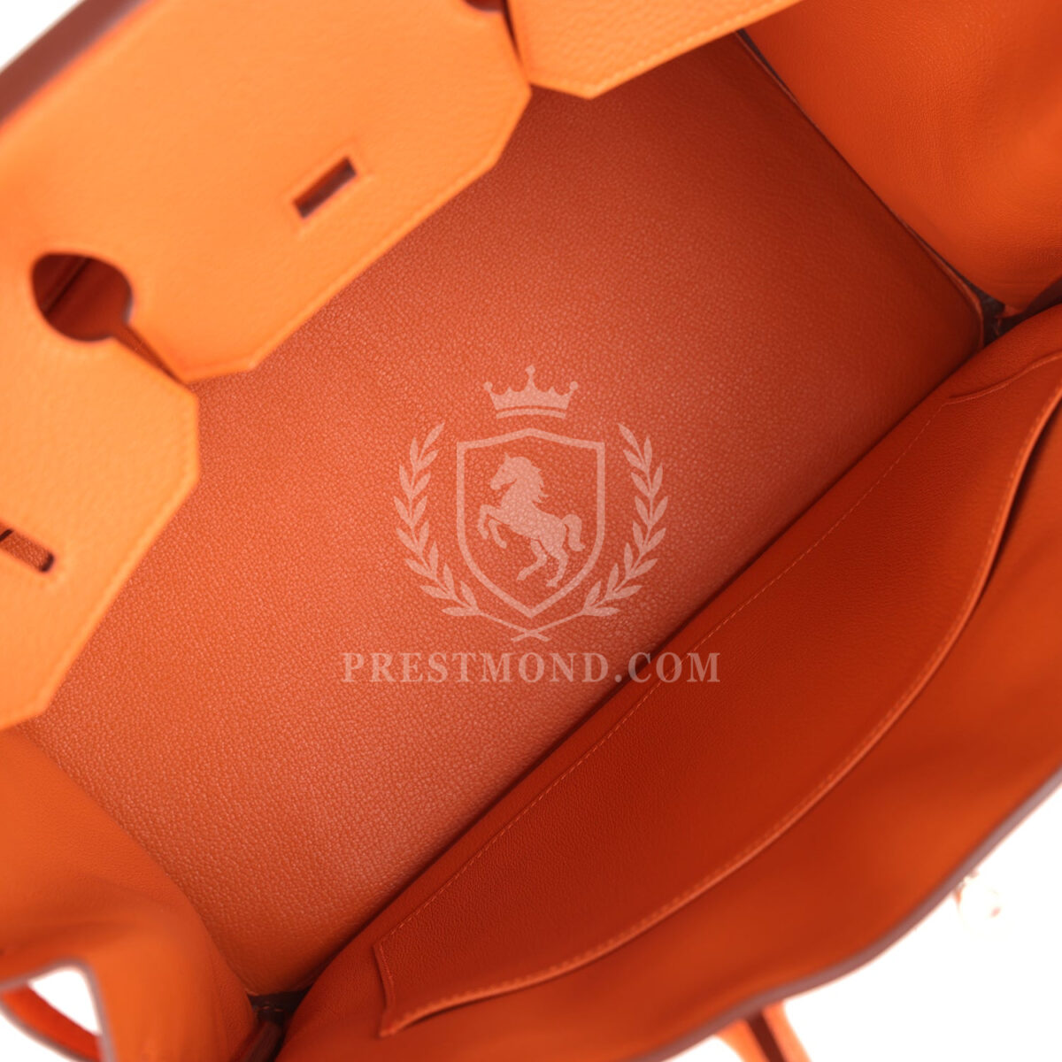 Hermes Birkin 35 Orange Togo PHW — изображение 8