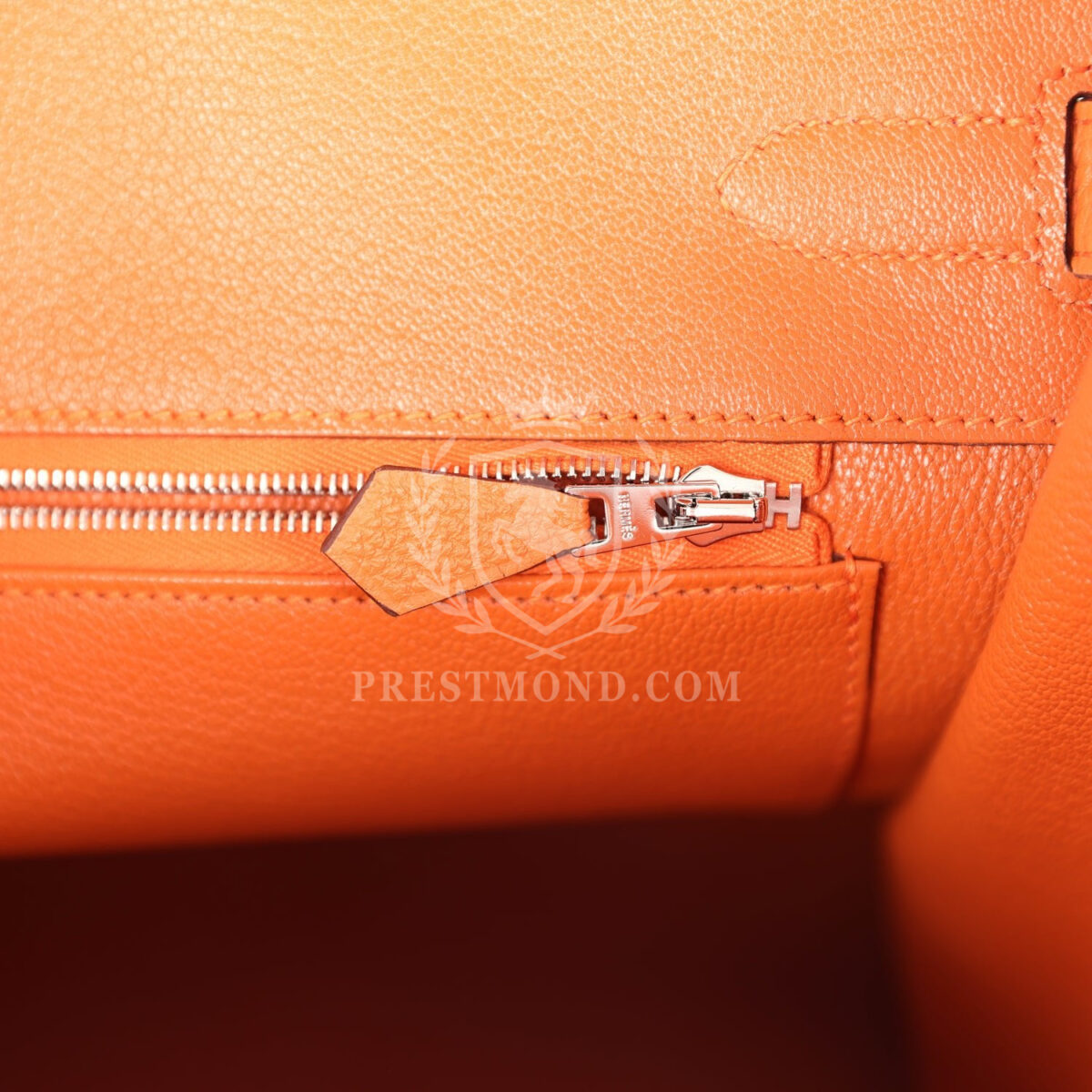 Hermes Birkin 35 Orange Togo PHW — изображение 9
