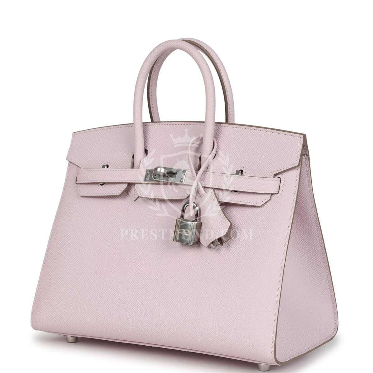 Hermes Birkin Sellier 25 Mauve Pale Epsom PHW — изображение 3