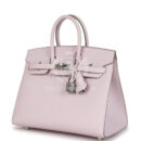 Hermes Birkin Sellier 25 Mauve Pale Epsom PHW