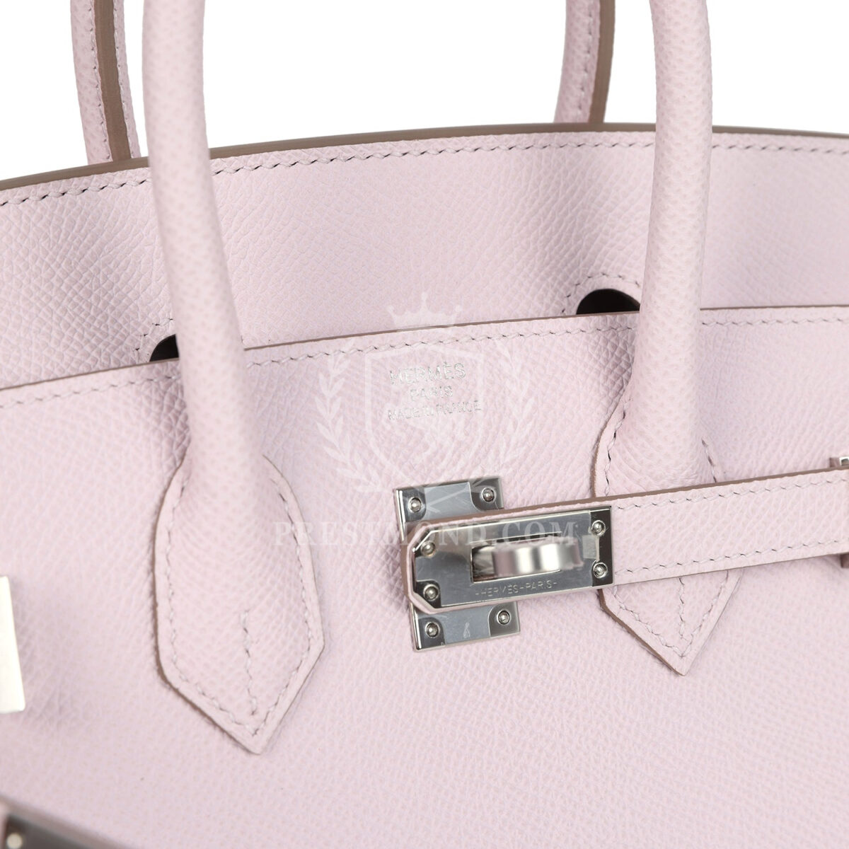 Hermes Birkin Sellier 25 Mauve Pale Epsom PHW — изображение 7