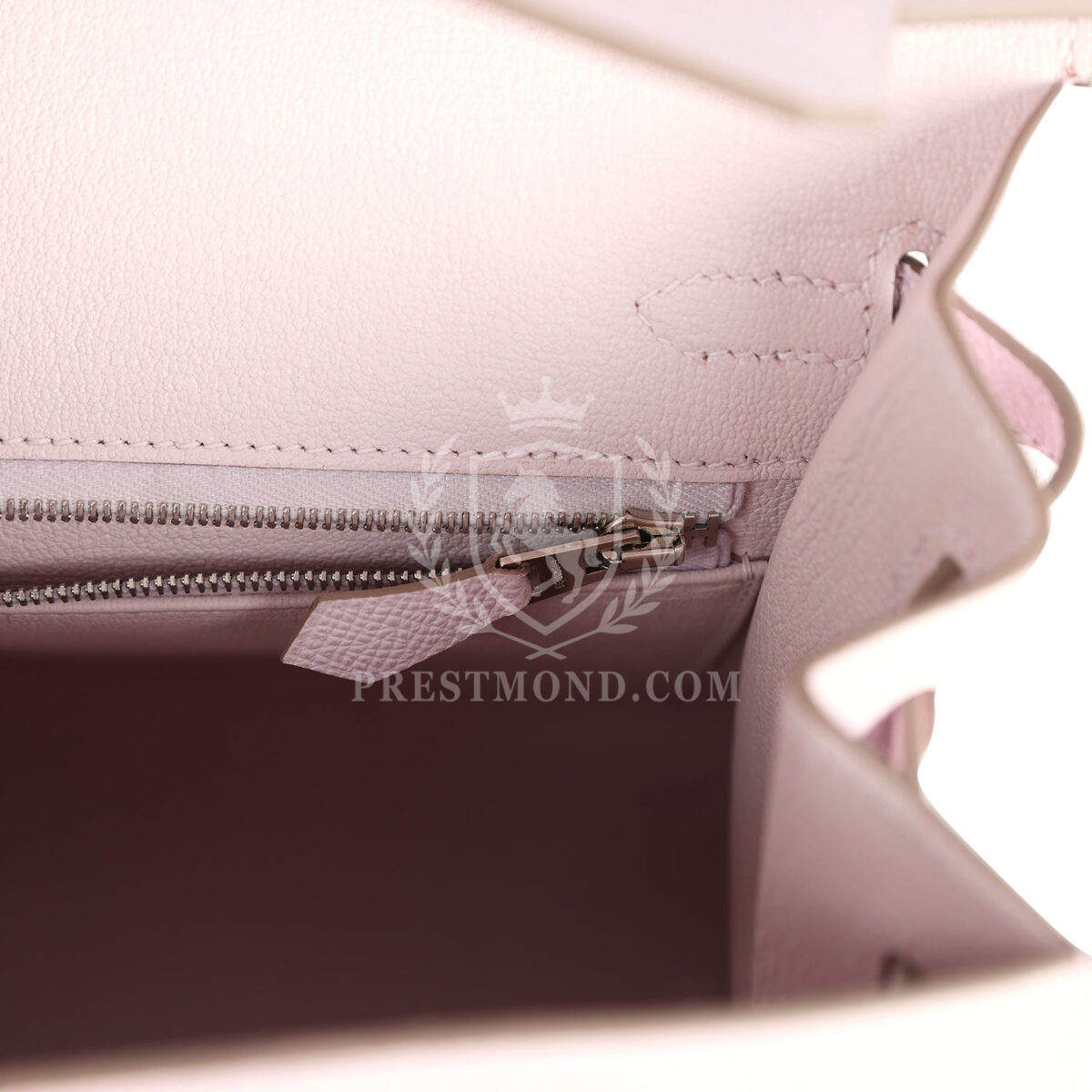 Hermes Birkin Sellier 25 Mauve Pale Epsom PHW — изображение 9