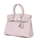 Hermes Birkin 30 Mauve Pale Clemence PHW
