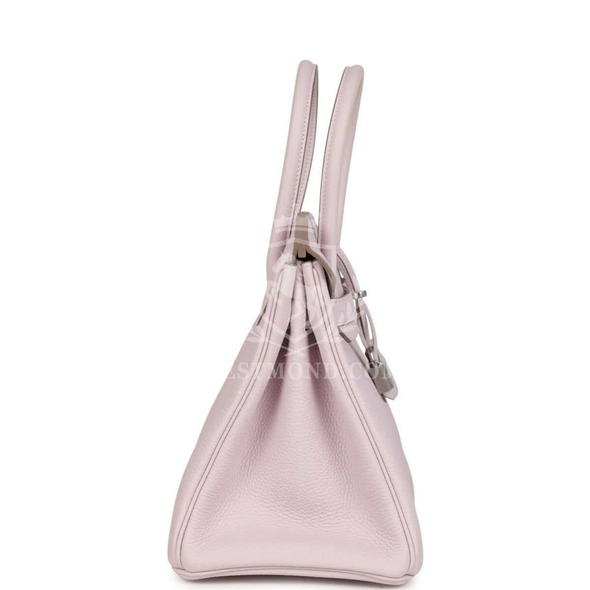 Hermes Birkin 30 Mauve Pale Clemence PHW — изображение 3