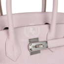 Hermes Birkin 30 Mauve Pale Clemence PHW