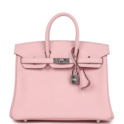 Hermes Birkin 25 Rose Sakura Swift PHW