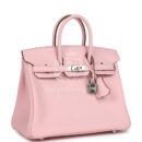 Hermes Birkin 25 Rose Sakura Swift PHW