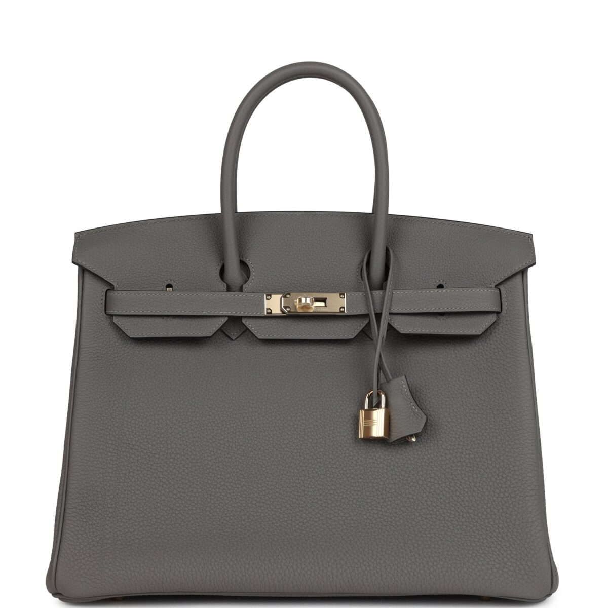 Hermes Birkin 35 Gris Meyer Togo PBHW