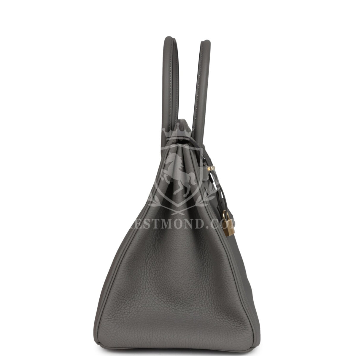 Hermes Birkin 35 Gris Meyer Togo PBHW — изображение 3