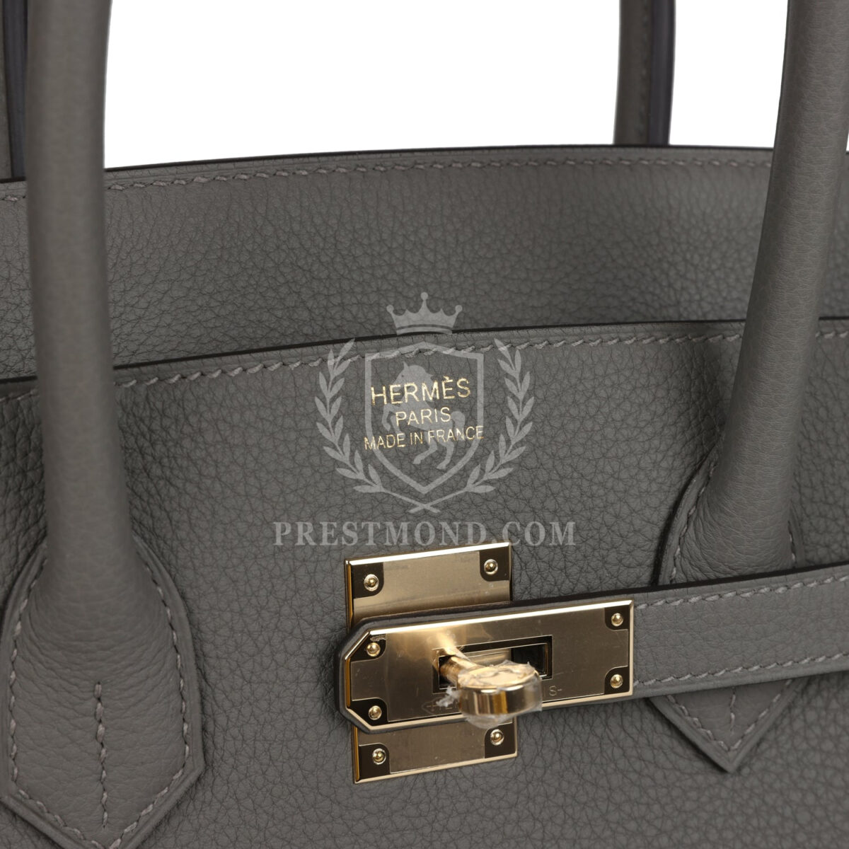 Hermes Birkin 35 Gris Meyer Togo PBHW — изображение 7