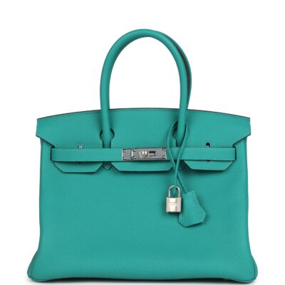Hermes Birkin 30 Vert Verone Togo PHW