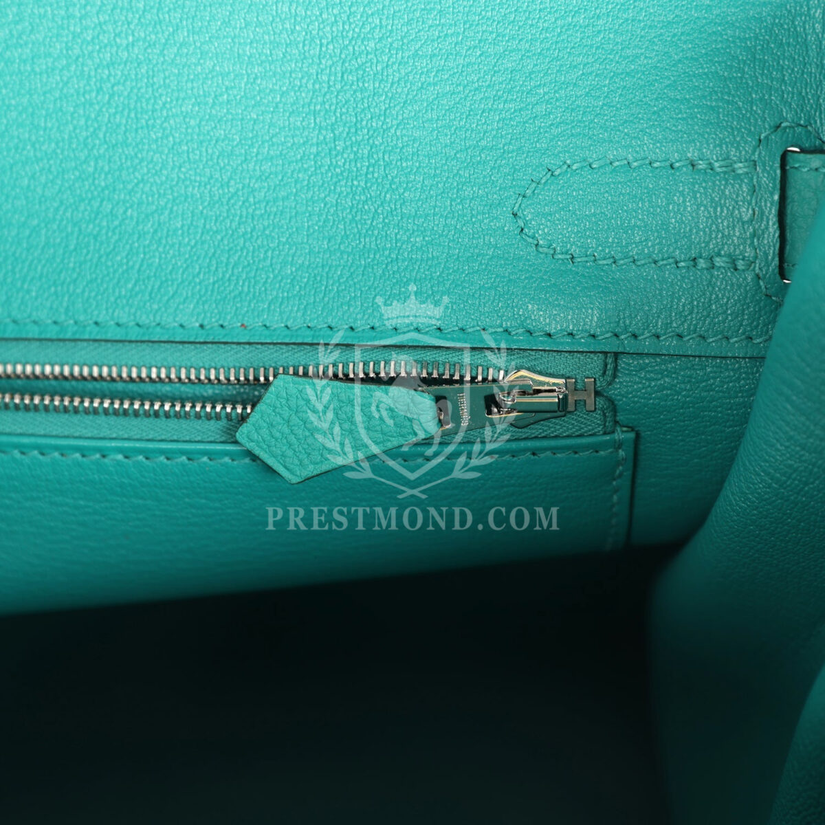 Hermes Birkin 30 Vert Verone Togo PHW — изображение 9