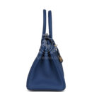 Hermes Birkin 30 Bleu Tie Togo PBHW