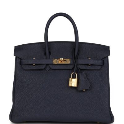 Hermes Birkin 25 Bleu Nuit Togo GHW