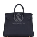 Hermes Birkin 25 Bleu Nuit Togo GHW