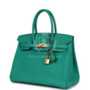 Hermes Birkin 30 Vert Jade Epsom GHW
