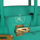 Hermes Birkin 30 Vert Jade Epsom GHW