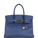 Hermes Birkin 30 Bleu Brighton Epsom GHW