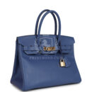 Hermes Birkin 30 Bleu Brighton Epsom GHW