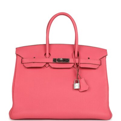 Hermes Birkin 35 Rose Lipstick Togo PHW