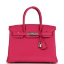 Hermes Birkin 30 Rose Mexico Togo PHW