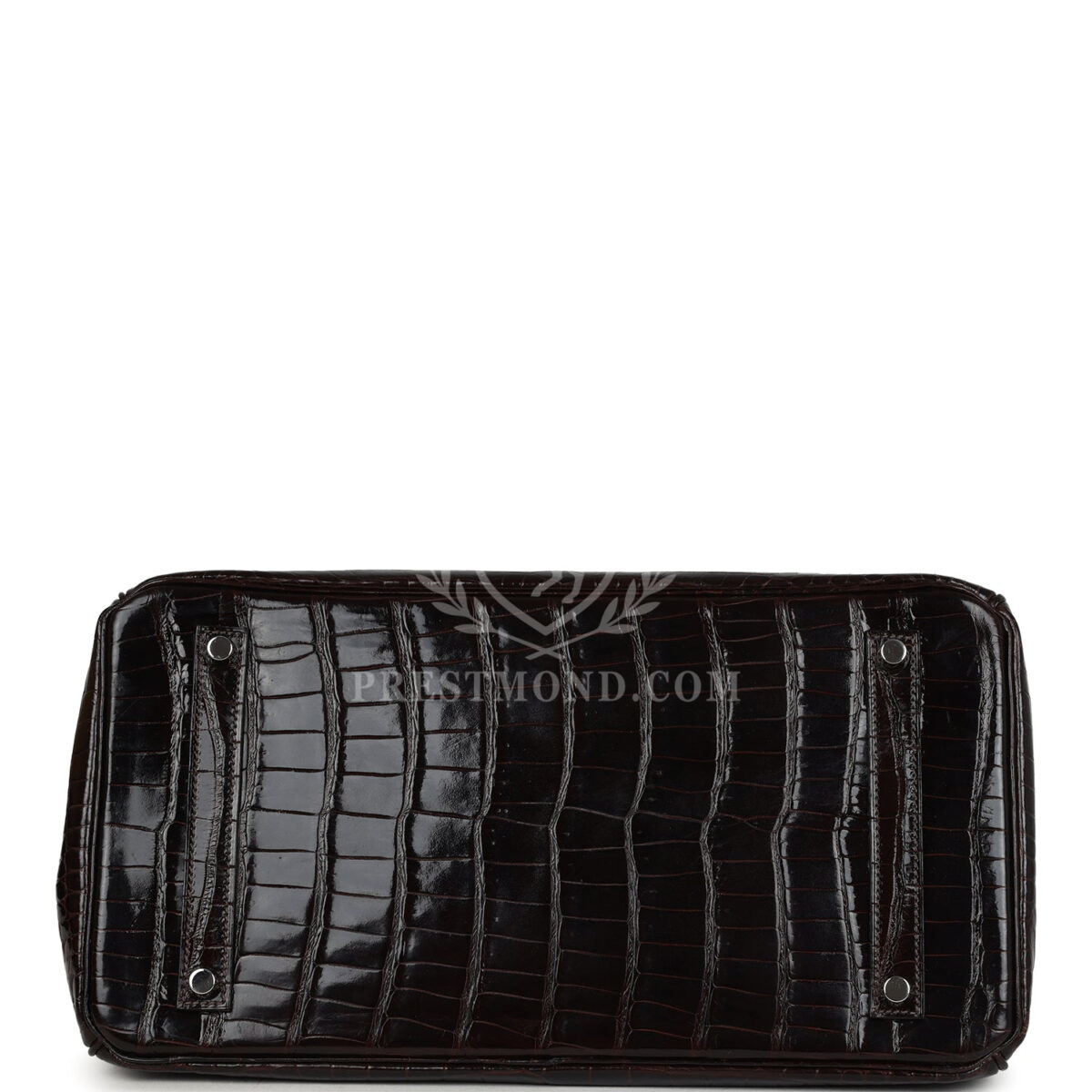 Hermes Birkin 35 Havane Shiny Porosus Crocodile PHW — изображение 6