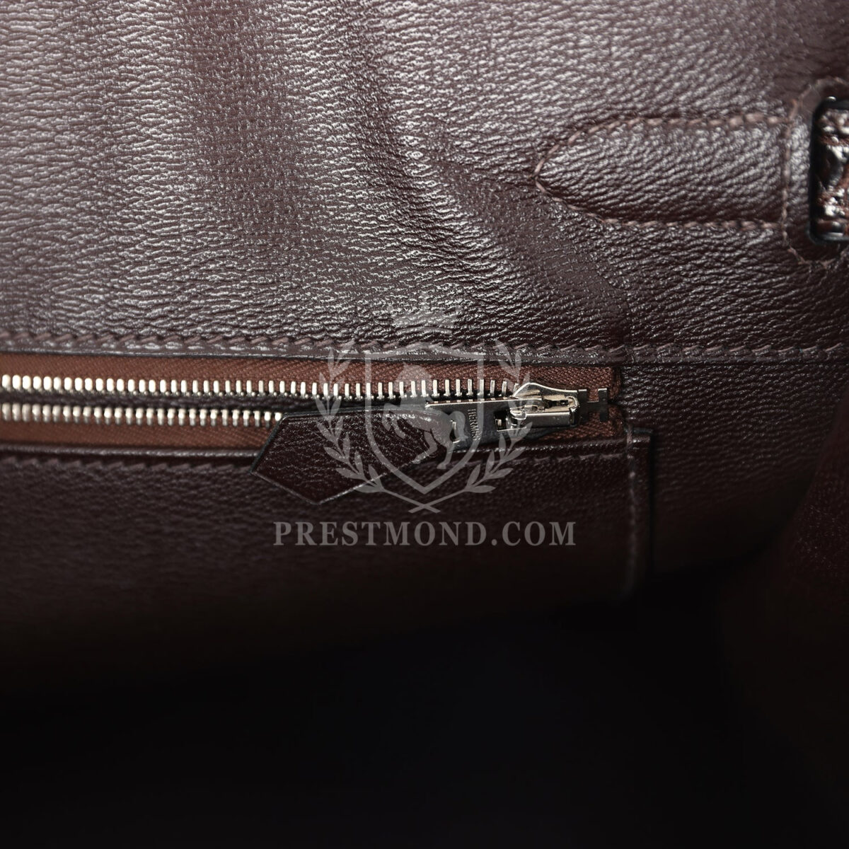 Hermes Birkin 35 Havane Shiny Porosus Crocodile PHW — изображение 9