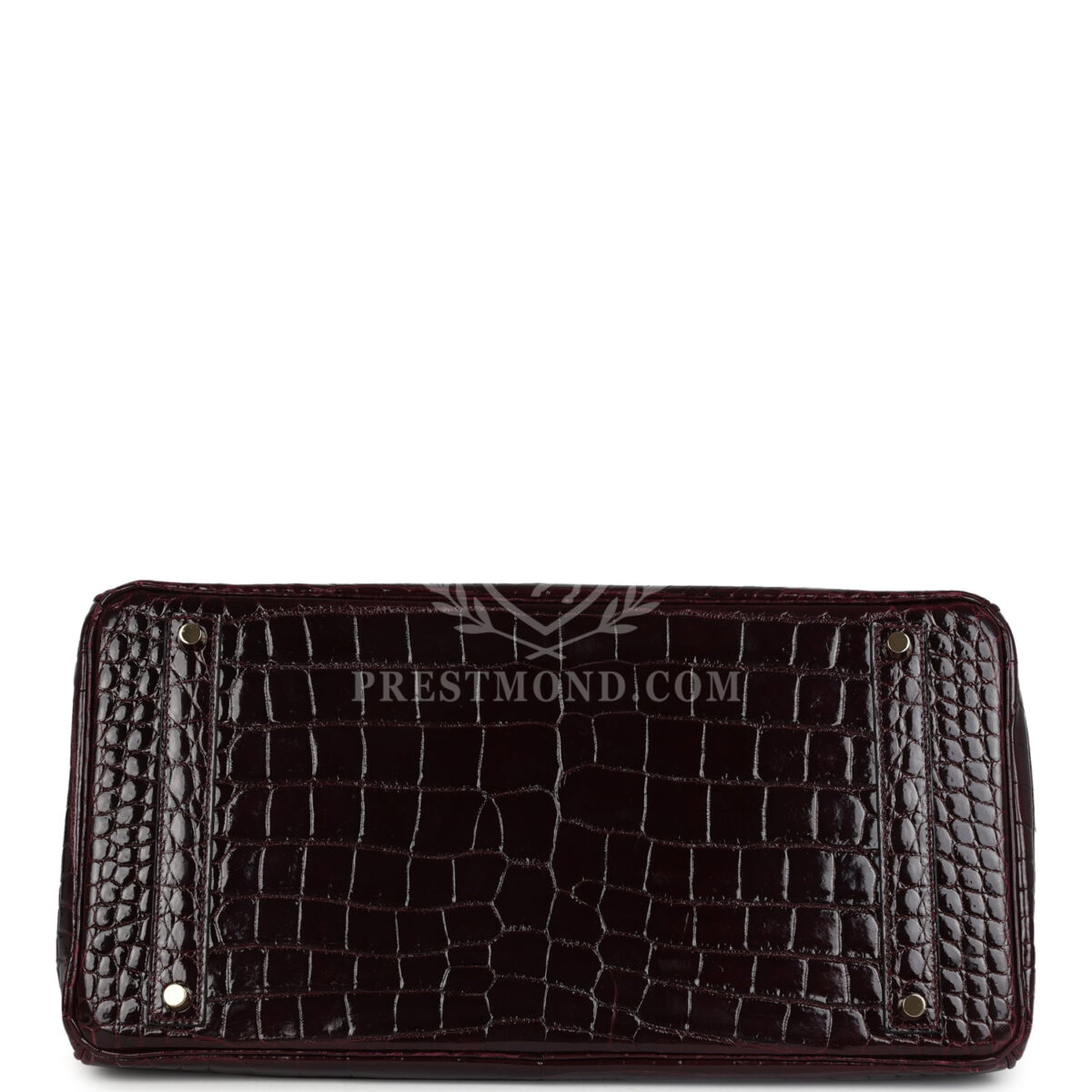 Hermes Birkin 40 Bordeaux Shiny Porosus Crocodile GHW — изображение 6