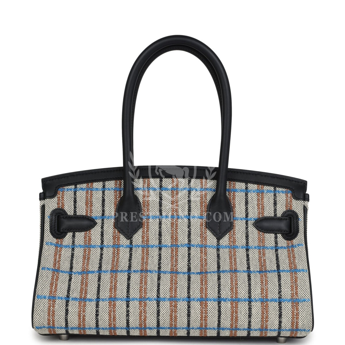 Hermes Shoulder Birkin Light 29 Multicolor Toile and Black Swift PHW — изображение 4