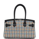Hermes Shoulder Birkin Light 29 Multicolor Toile and Black Swift PHW