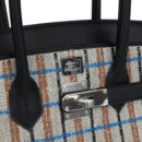 Hermes Shoulder Birkin Light 29 Multicolor Toile and Black Swift PHW