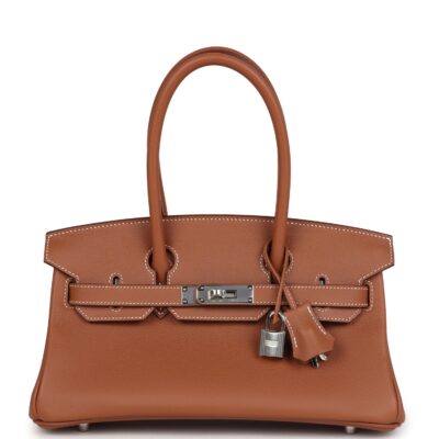Hermes Shoulder Birkin Light 29 Gold Evercolor PHW