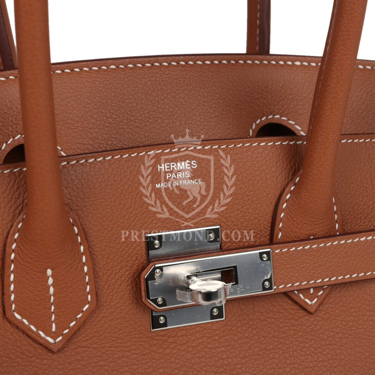 Hermes Shoulder Birkin Light 29 Gold Evercolor PHW — изображение 7