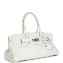 Vintage Hermes Shoulder Birkin 42 JPG White Clemence PHW