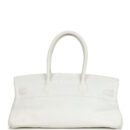 Vintage Hermes Shoulder Birkin 42 JPG White Clemence PHW