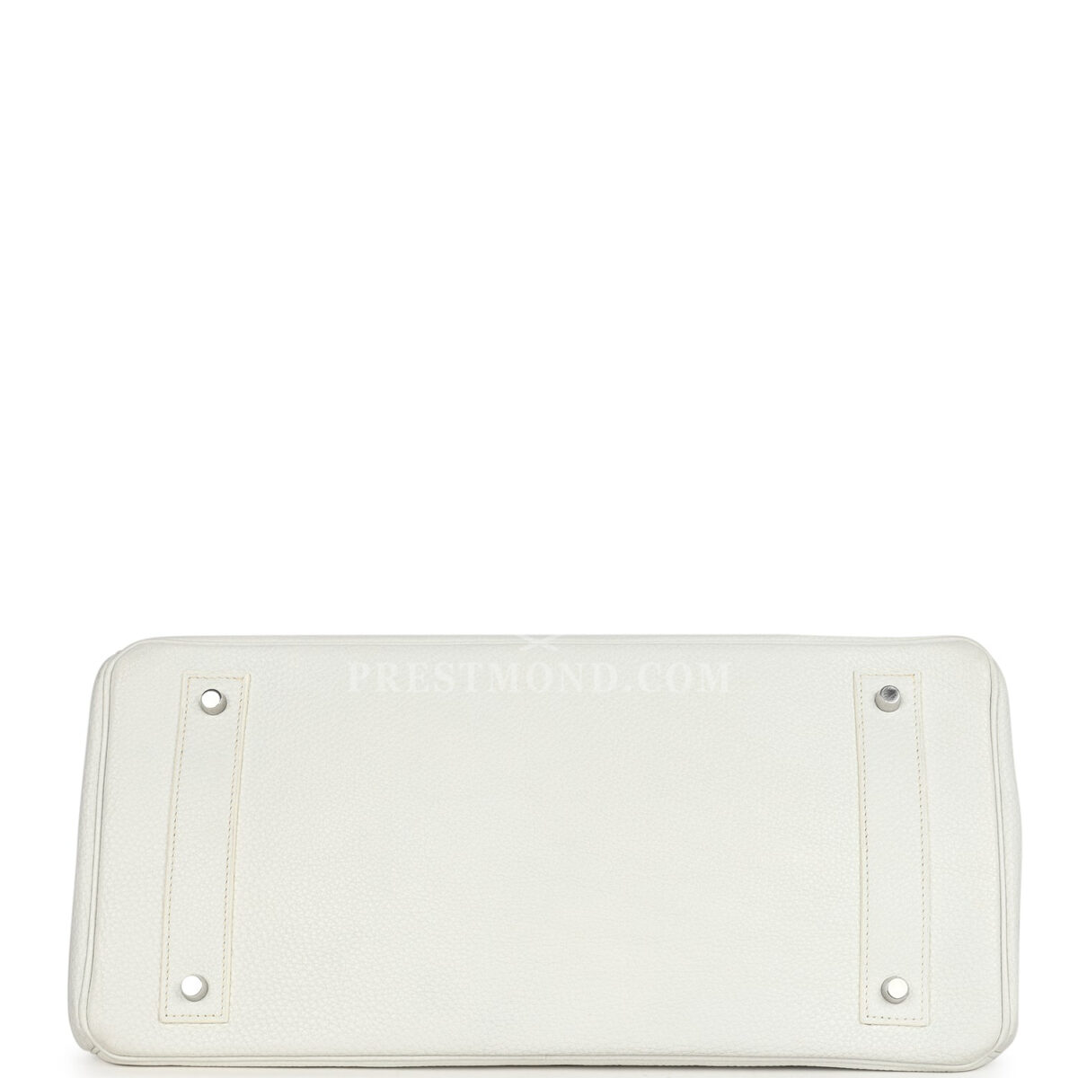 Vintage Hermes Shoulder Birkin 42 JPG White Clemence PHW — изображение 6