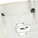 Vintage Hermes Shoulder Birkin 42 JPG White Clemence PHW