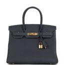 Hermes Birkin 30 Ardoise Togo GHW