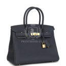 Hermes Birkin 30 Ardoise Togo GHW